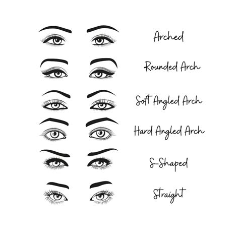 diagonal eyebrow shape.